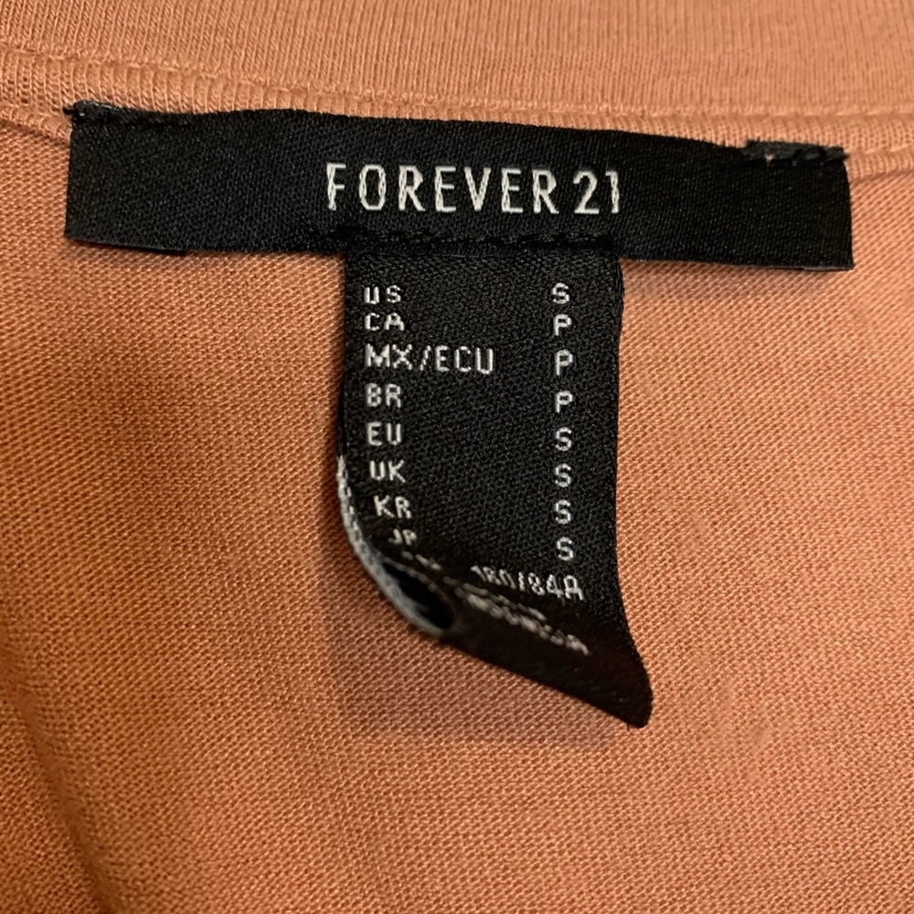 Thin tan forever 21 one piece top - Picture 3 of 3